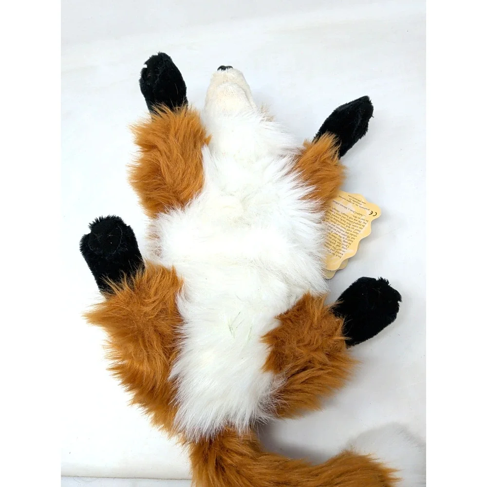 NWT Folkmanis RED FOX Plush Realistic Full Hand Puppet Plush Stuffed Animal